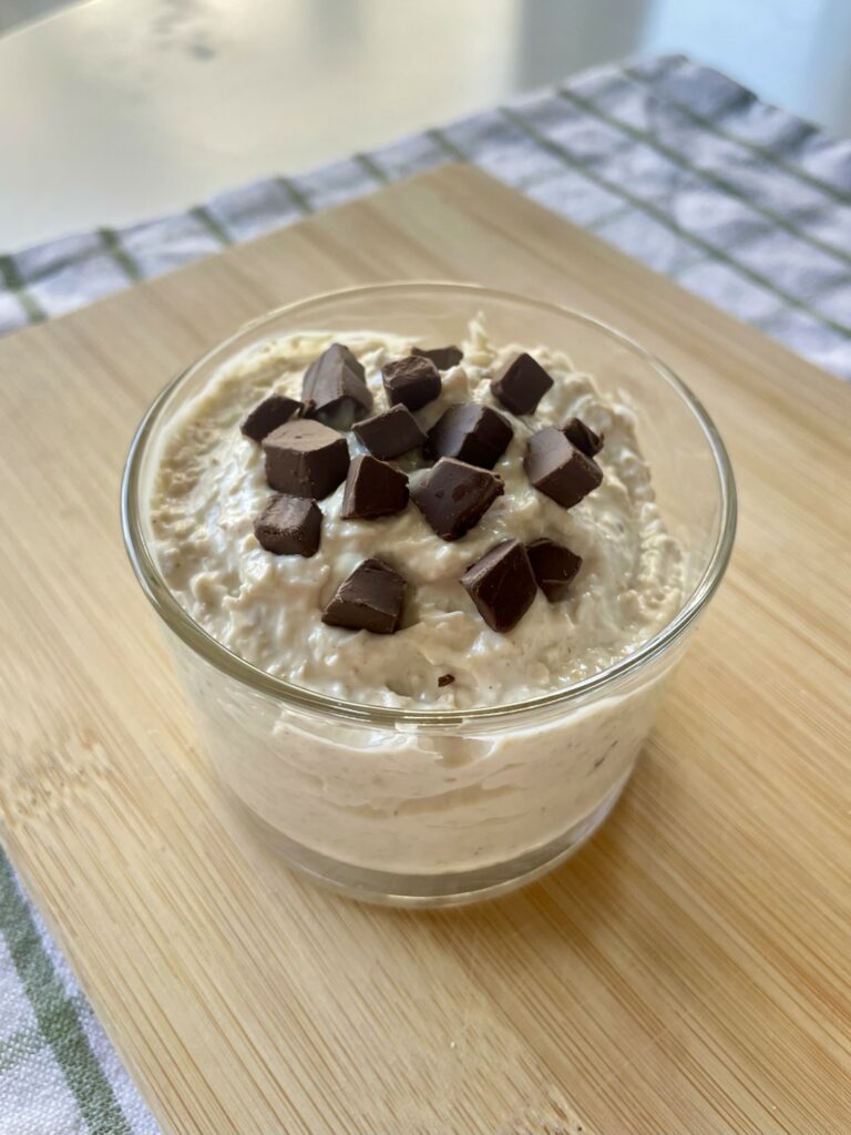 Cookie dough overnight oats